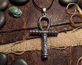 Stainless steel handle cross Ankh